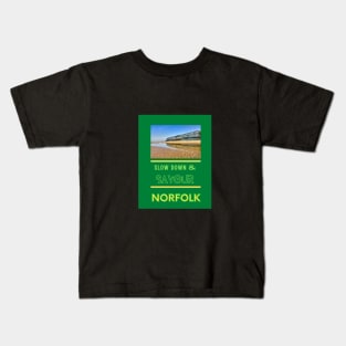 Hunstanton - Slow Down and Savour Norfolk Kids T-Shirt